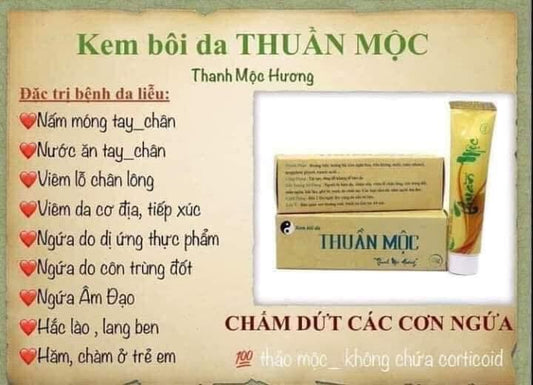 Kem bôi da thuần mộc